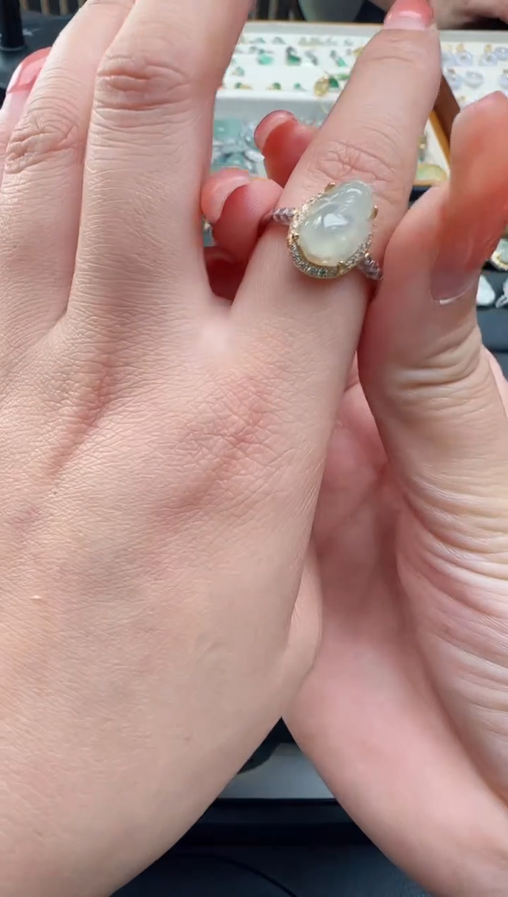 【闪购商品】翡翠戒指未镶嵌多样性发一件TZG0118021