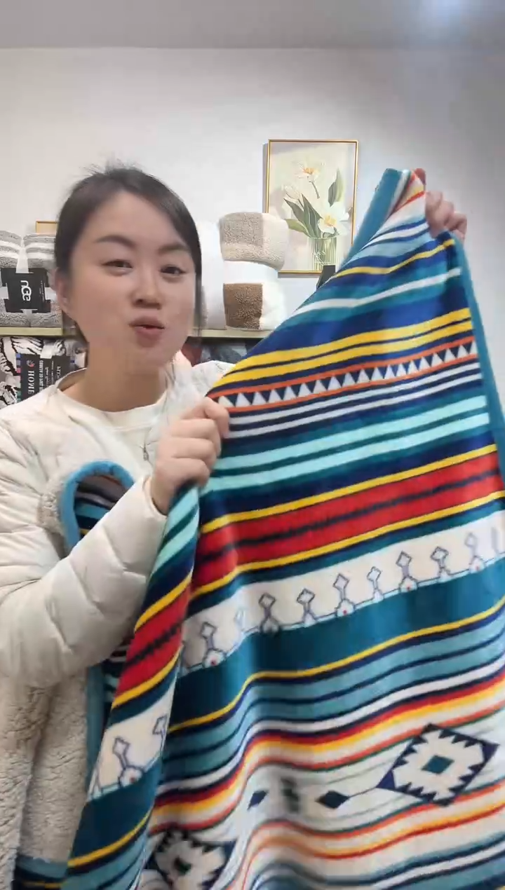 聚酯纤维127*152波西米有午休毯