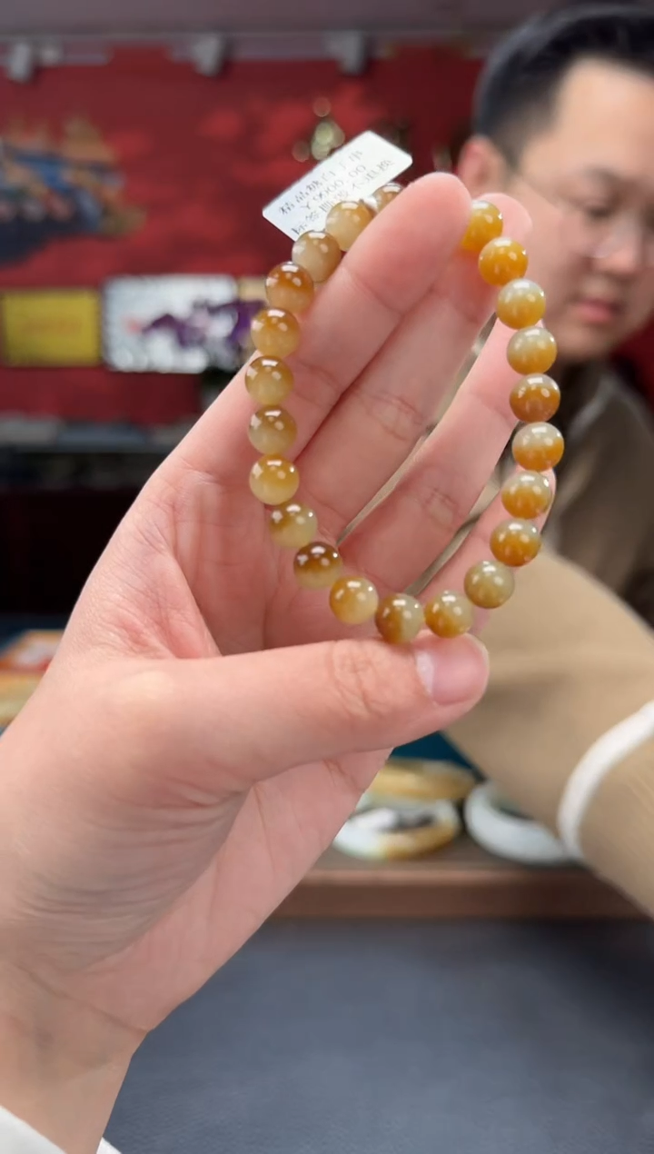 【闪购商品】和田玉手串未镶嵌且末糖白单圈手串