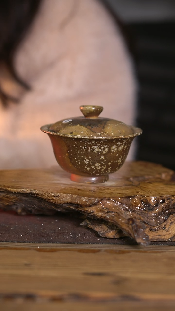 景德镇纯柴烧 盖碗 6