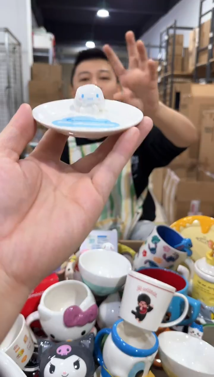 瓷片玉桂狗蘸料碟