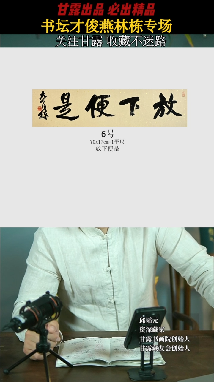 【闪购商品】书法燕林栋6号1782甘露美术馆