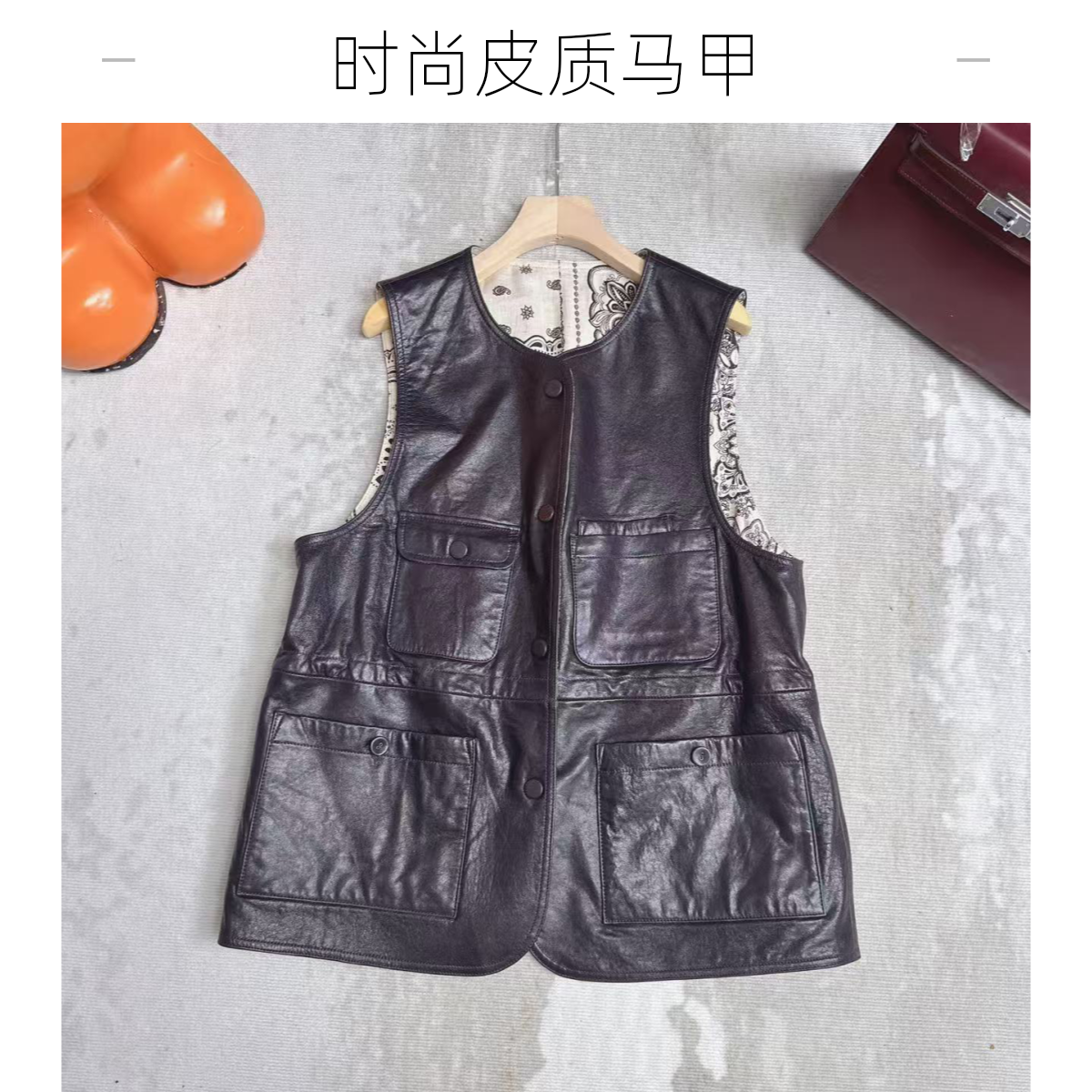2025V v工作室新款 秋冬新款高定马甲设计个性百搭高级—6625066