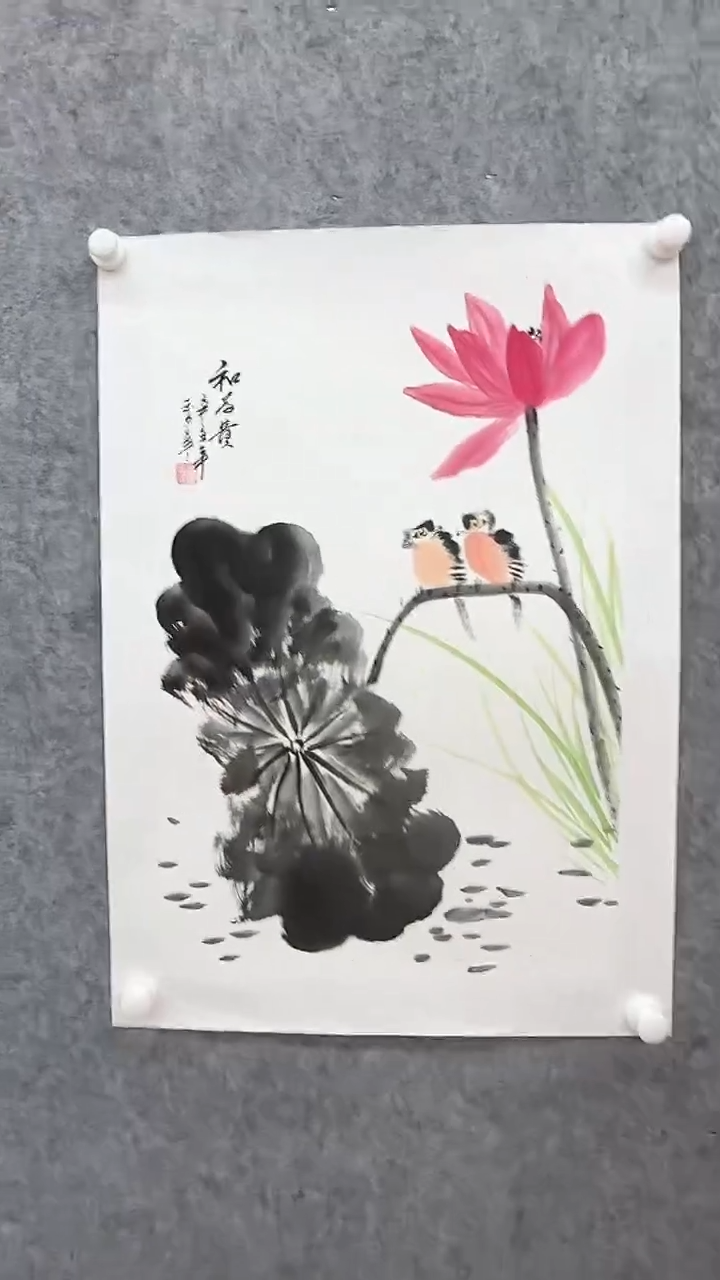 【闪购商品】国画李玉夕手绘国画