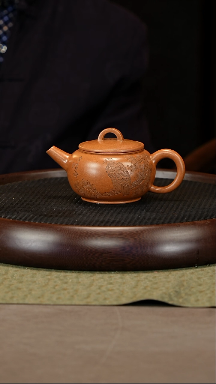 茶壶紫砂30 邵忠源 大亨玉砂段 巨轮200c