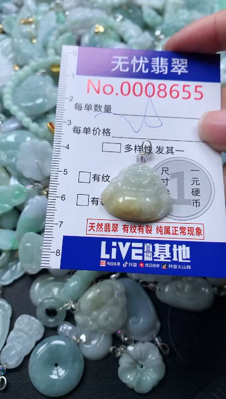 颈饰未镶嵌翡翠8655