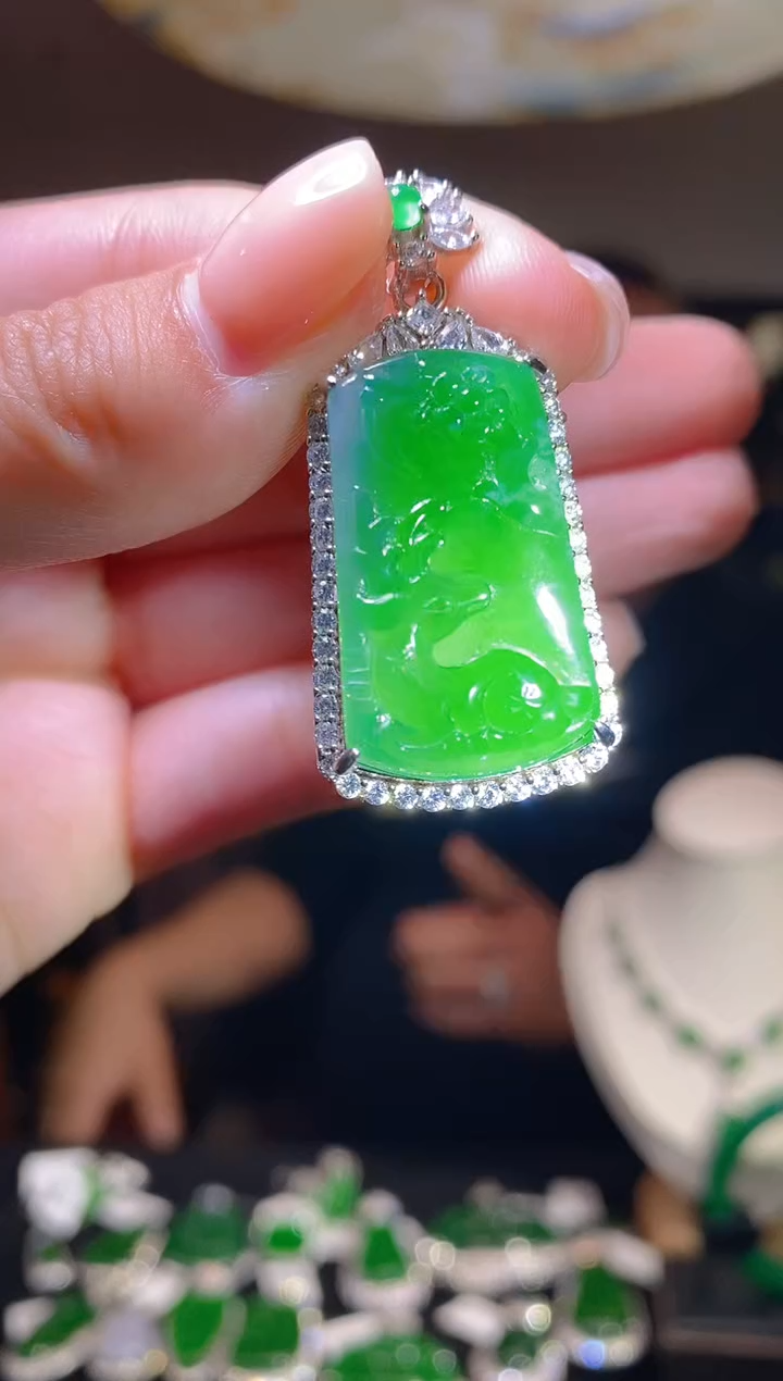 【闪购商品】翡翠颈饰未镶嵌多样性发其一