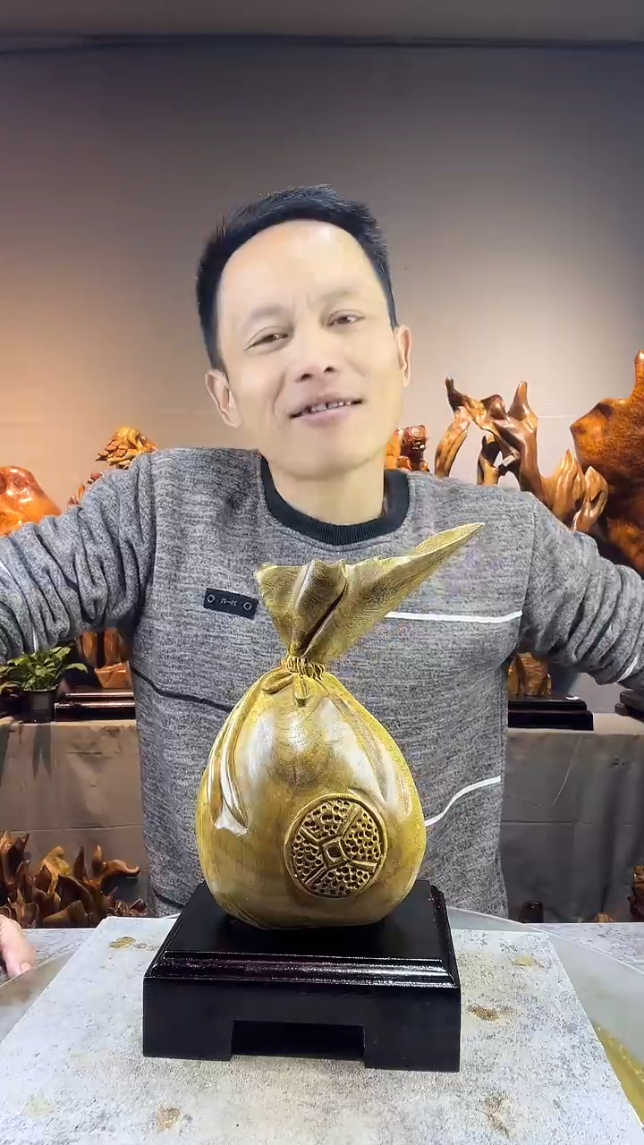 金丝楠四****队小叶桢楠随行摆件12