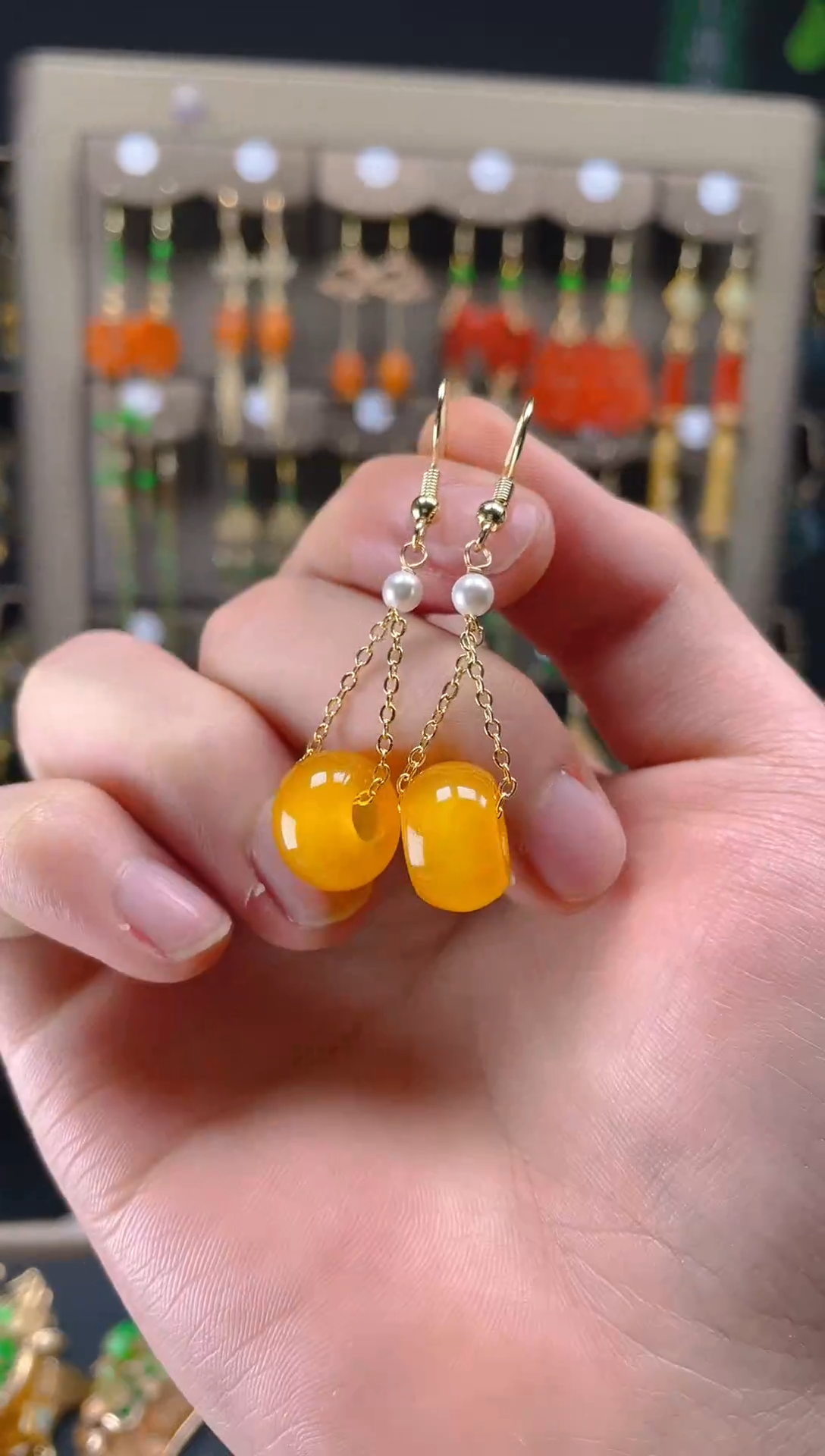 【闪购商品】玛瑙/玉髓耳饰合金012玛瑙饰品