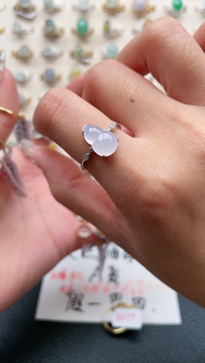 【闪购商品】翡翠戒指银S925镶嵌1111