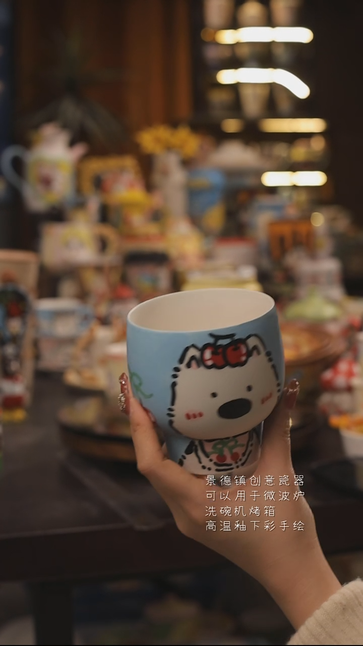 景德镇釉下彩绘设计师款式陶瓷