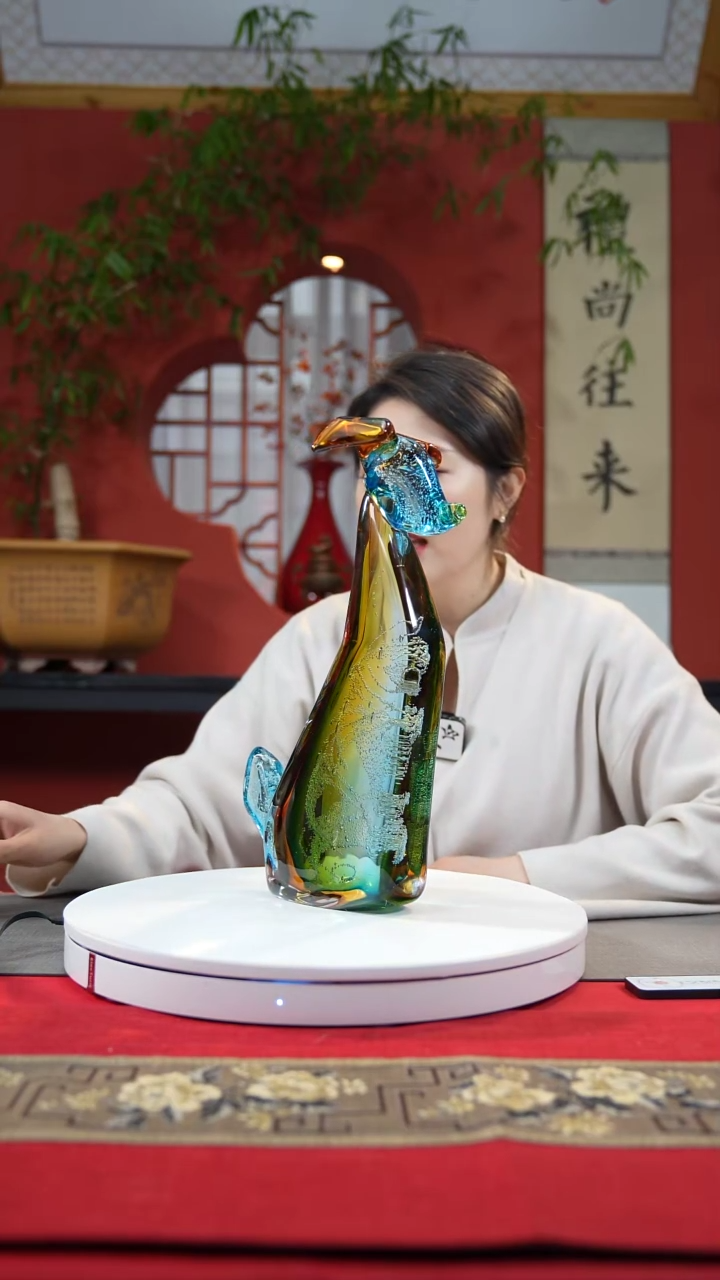 【闪购商品】琉璃手工艺品方块狗