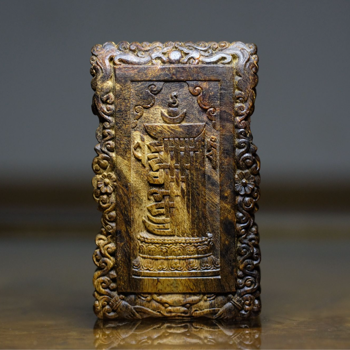 文莱沉水级沉香十相自在手工精品收藏吊坠挂件吉祥圆满身心健康