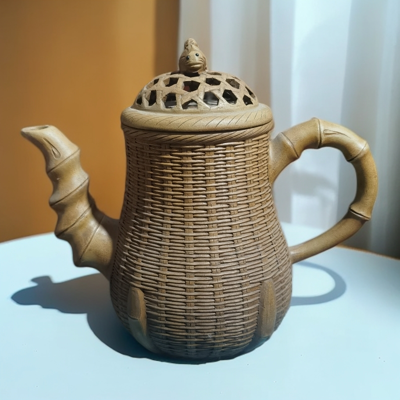 容量1350毫升带网孔大容量陶瓷紫砂壶茶具泡茶壶