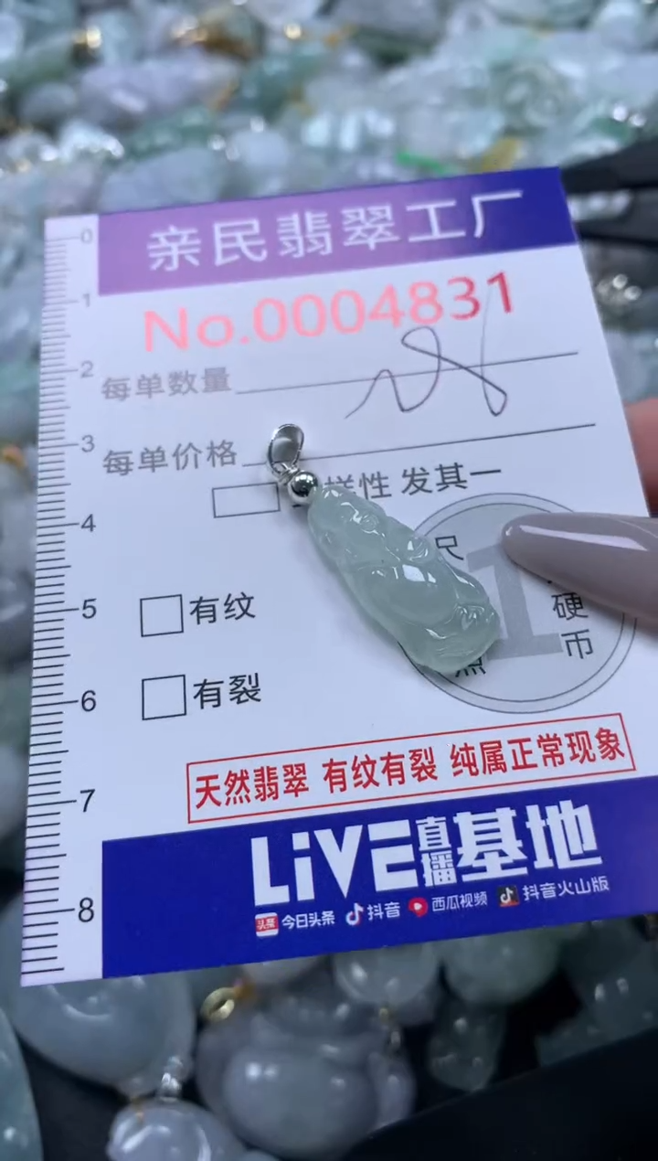 颈饰未镶嵌翡翠4831