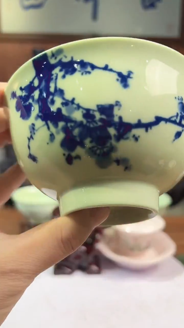 摆件陶景德镇陶瓷青花摆件5