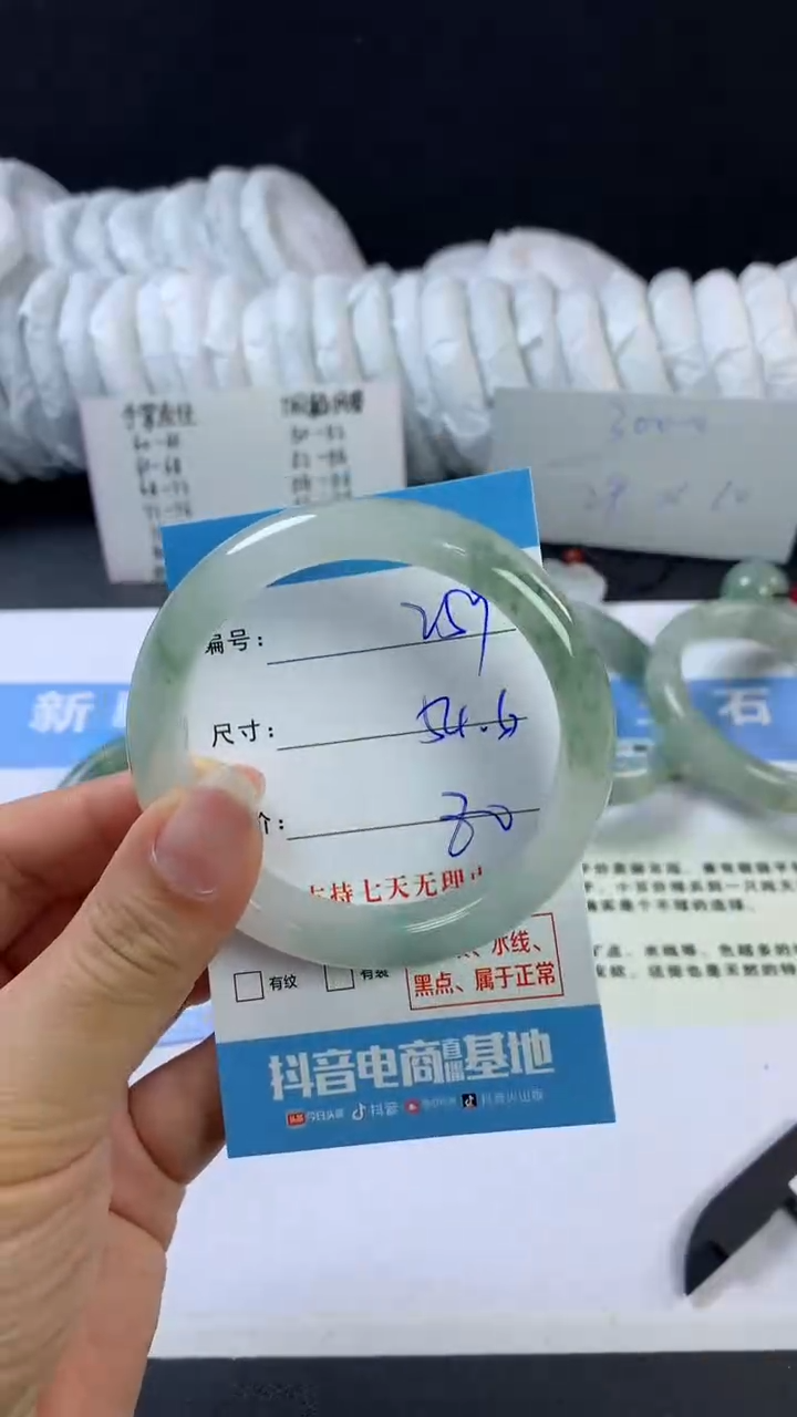 【闪购商品】石英质玉手镯未镶嵌F259