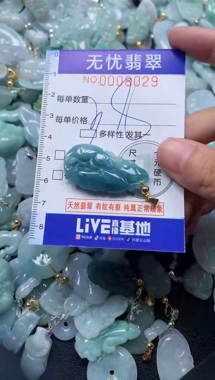 颈饰未镶嵌翡翠8029
