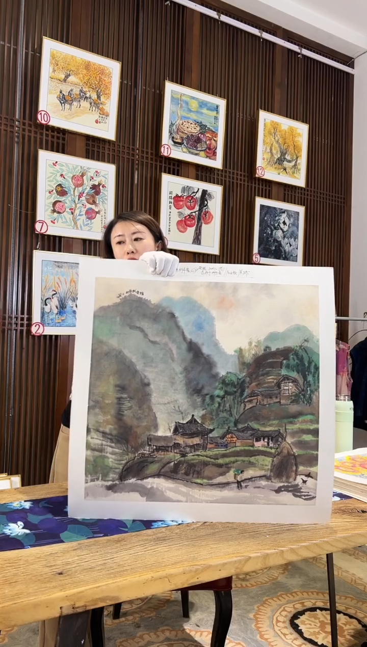 版画耿玉琨名章限量版画S