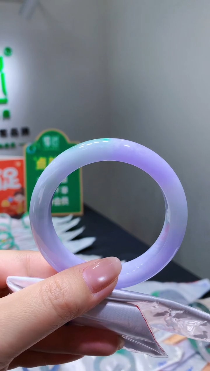 未镶嵌手镯翡翠-s50  天然缅甸A货翡翠59正圈