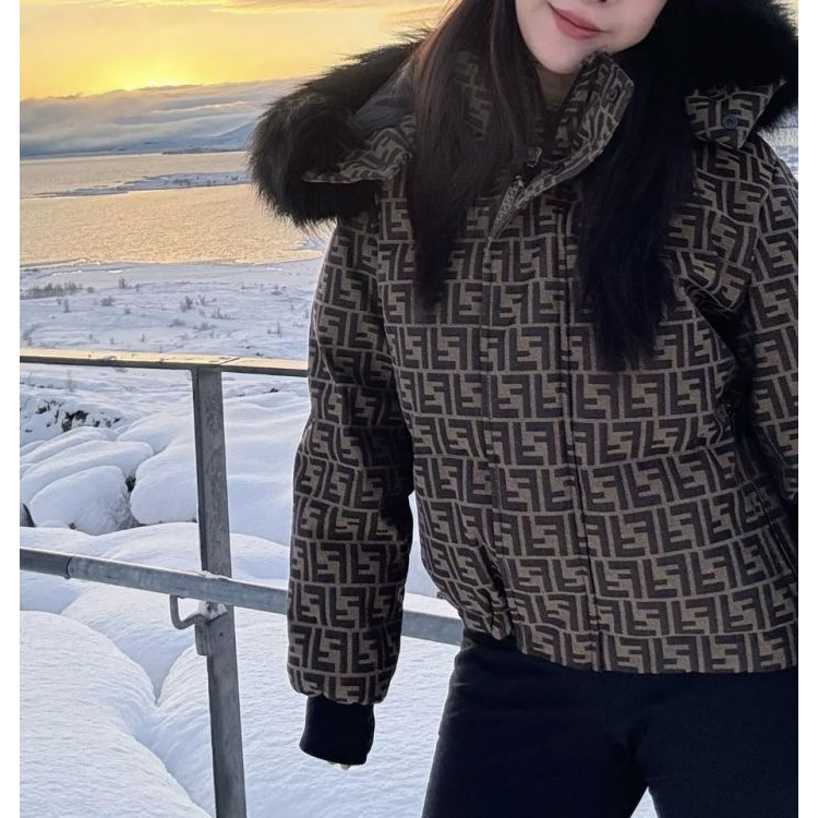 芬迪/羽绒服/95新/棉/[251202MY2F]