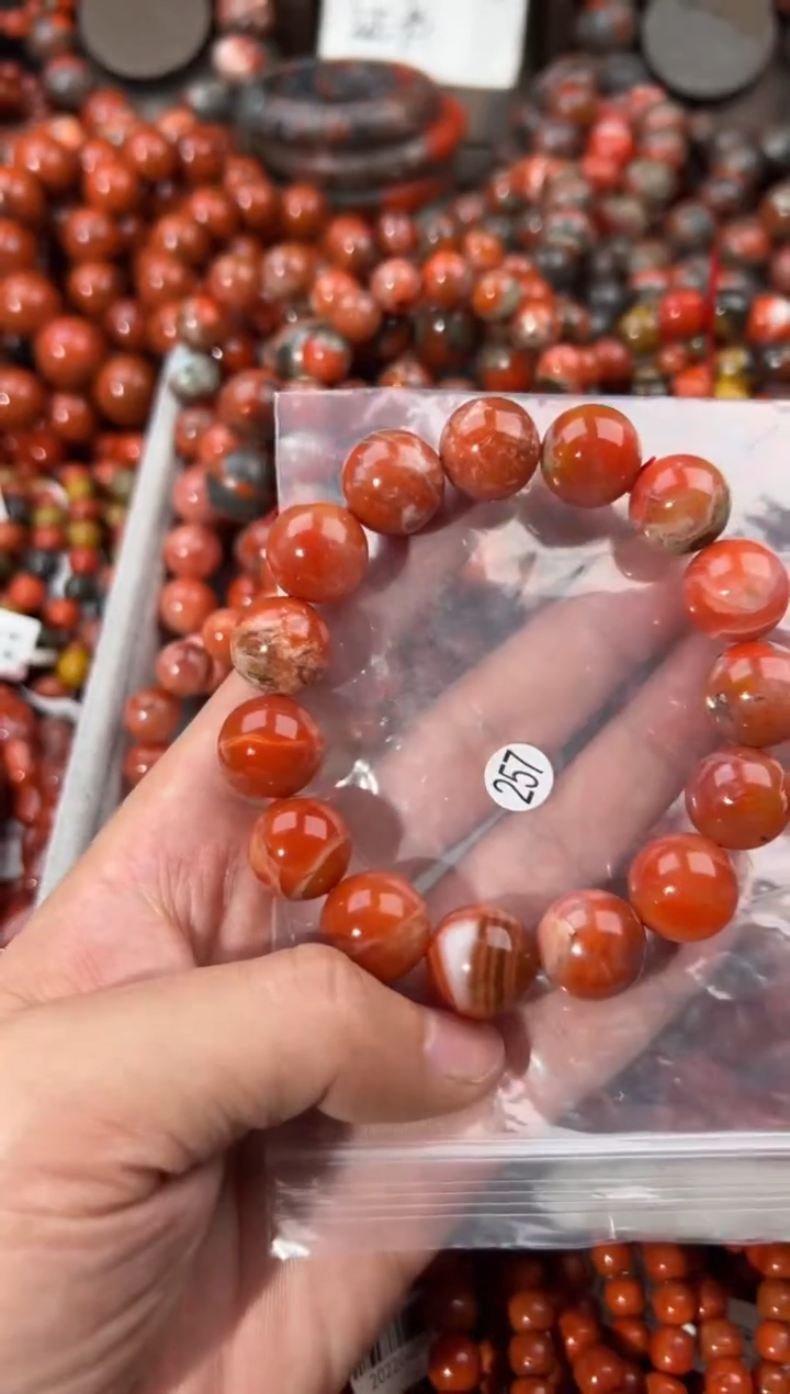 南红玛瑙手串未镶嵌15