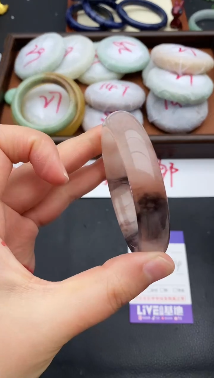 未镶嵌手镯石英质玉165+53/54