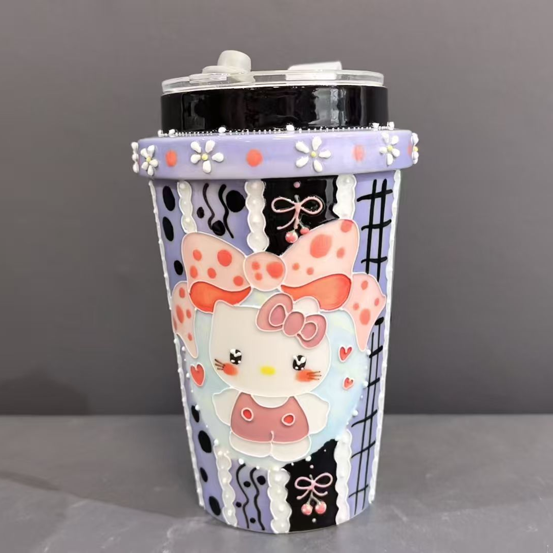 A238手绘陶瓷杯子手工手绘创意