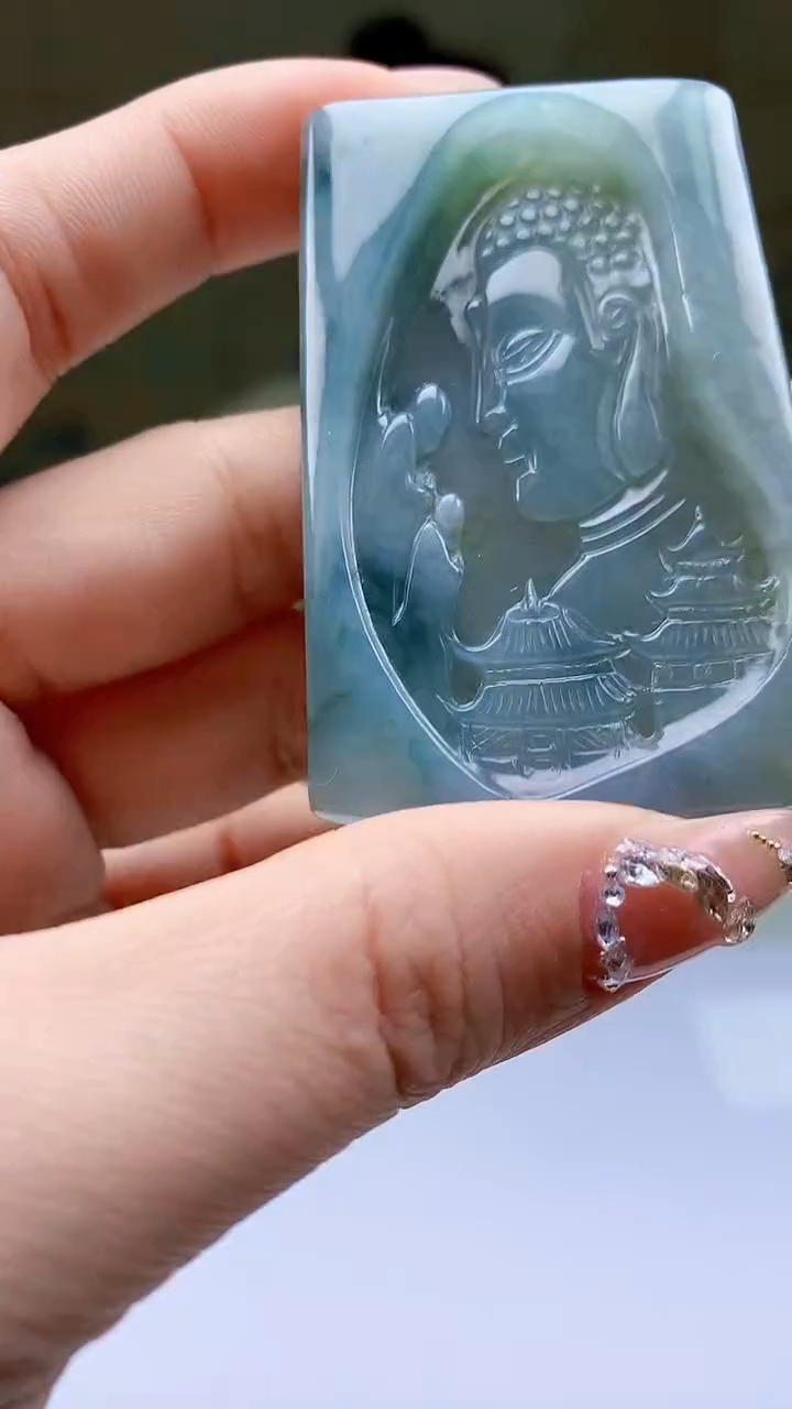 【闪购商品】定制翡翠未镶嵌4902ty-毛货挂件129