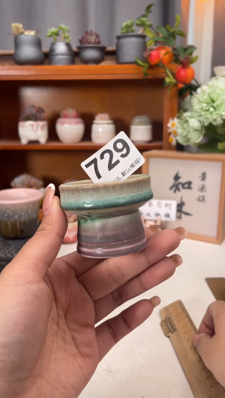 瓷片729知木小芳花盆