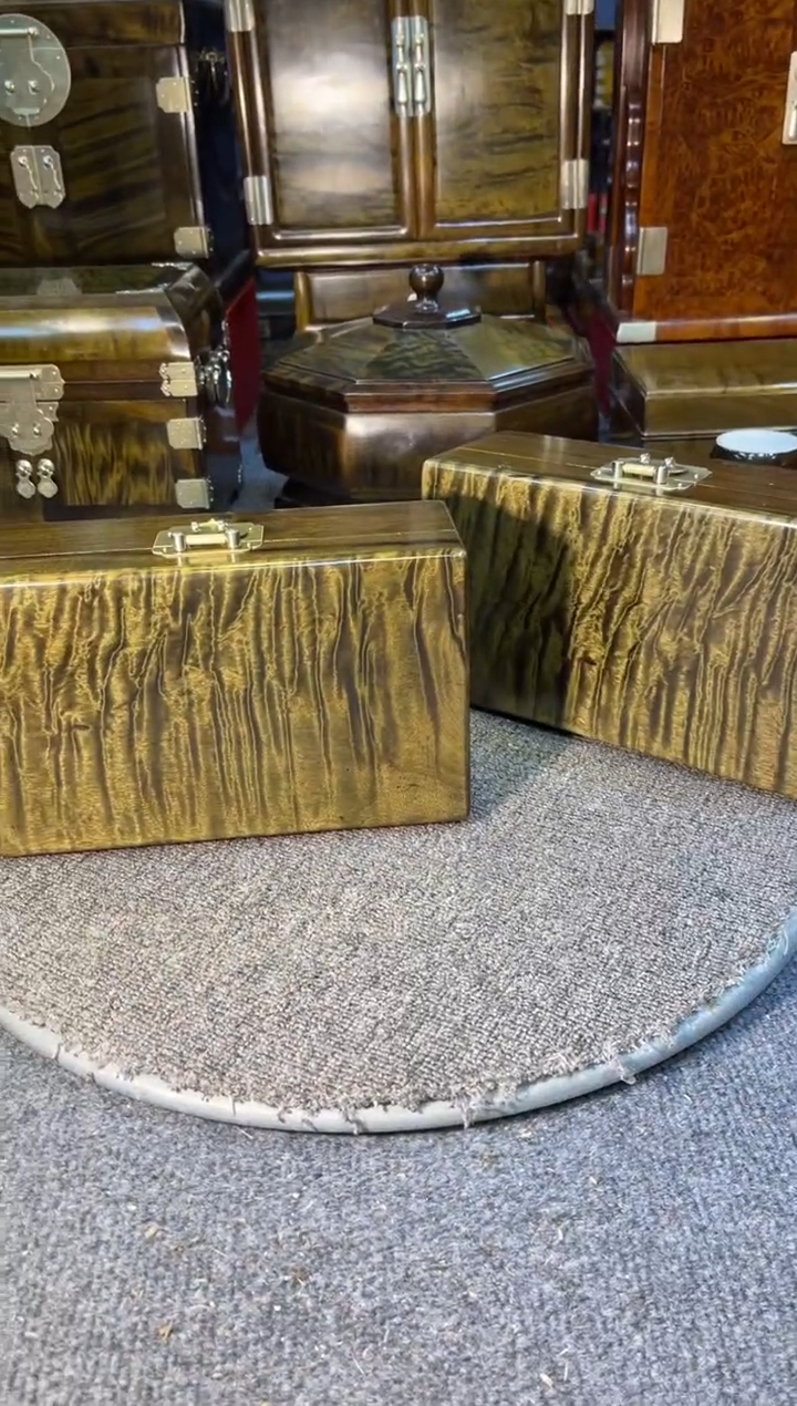 【闪购商品】乌木类成套家具收纳盒一对