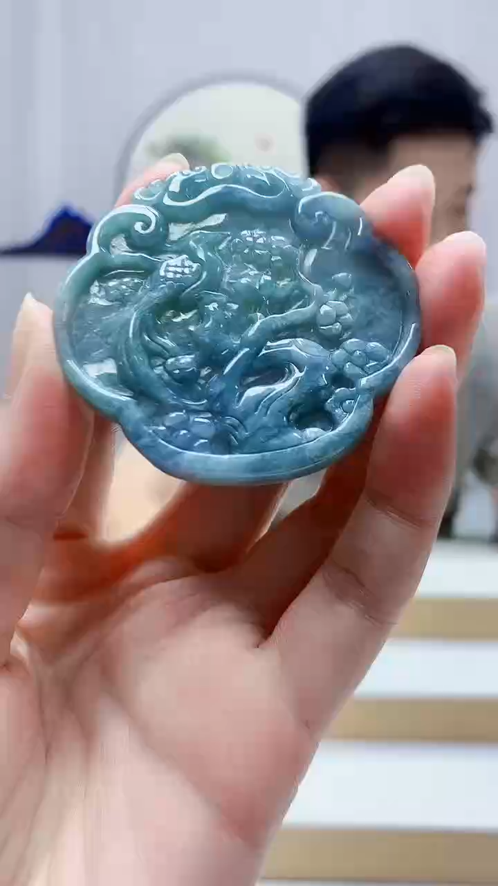 颈饰未镶嵌翡翠4917zm-JJ挂件3