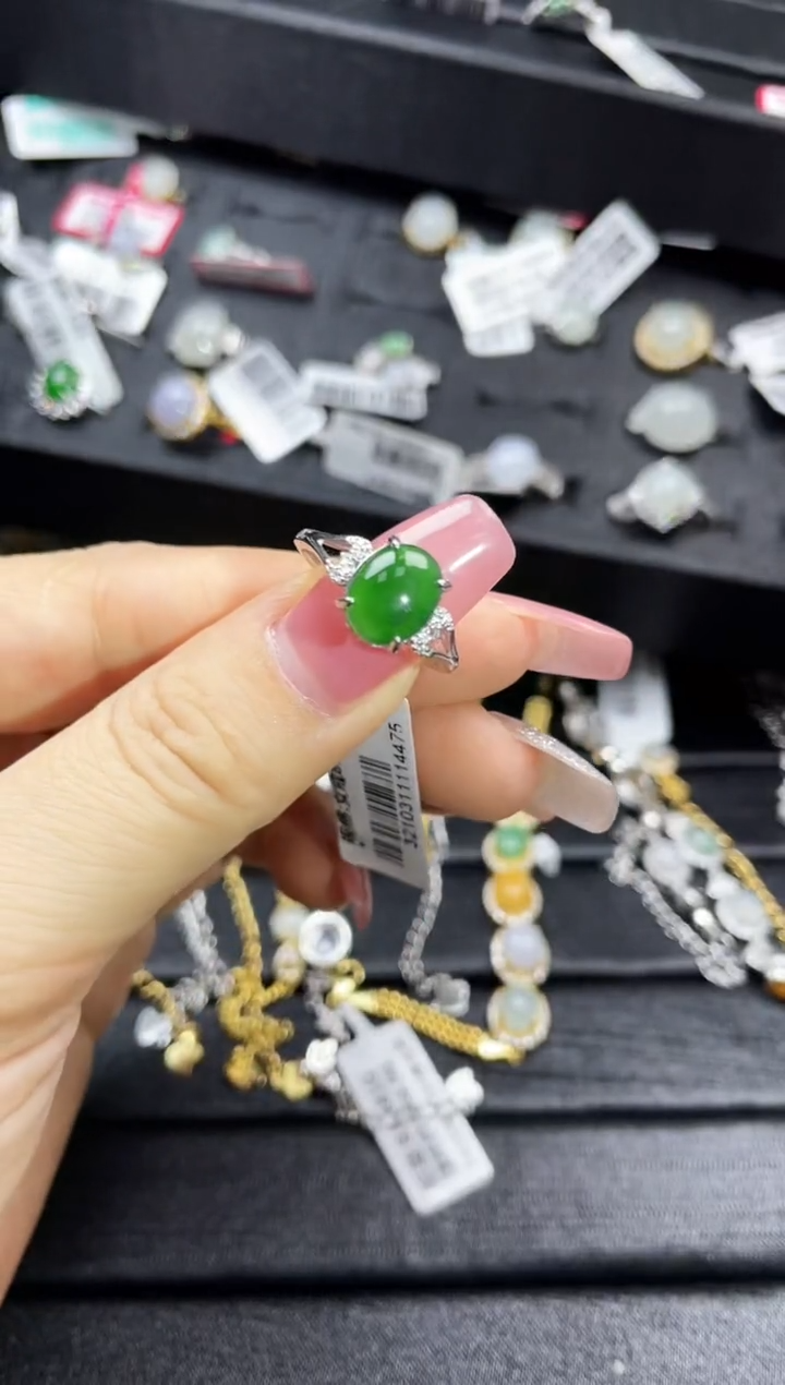 颈饰未镶嵌翡翠我