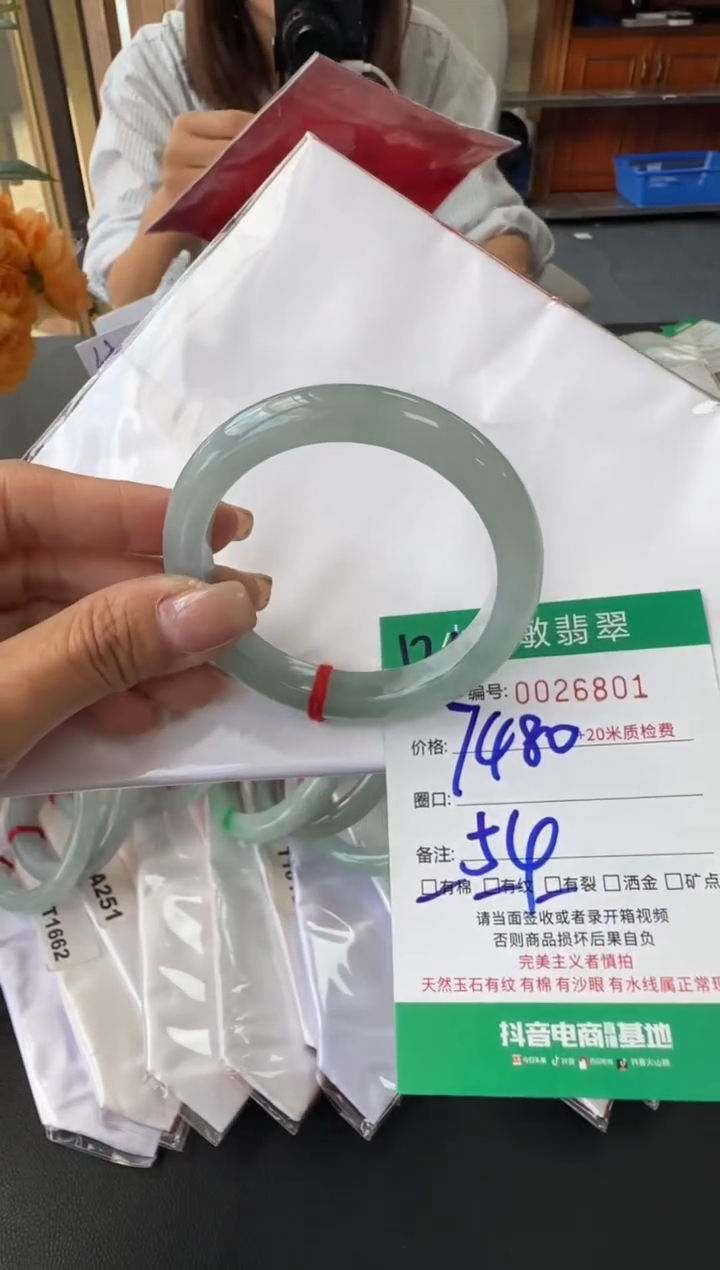 未镶嵌手镯翡翠T****.A货手镯