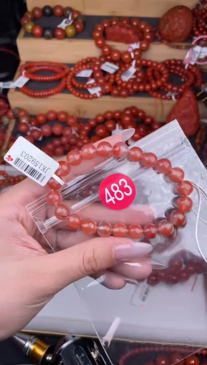 【闪购商品】南红玛瑙珠宝奇石未镶嵌483-8+