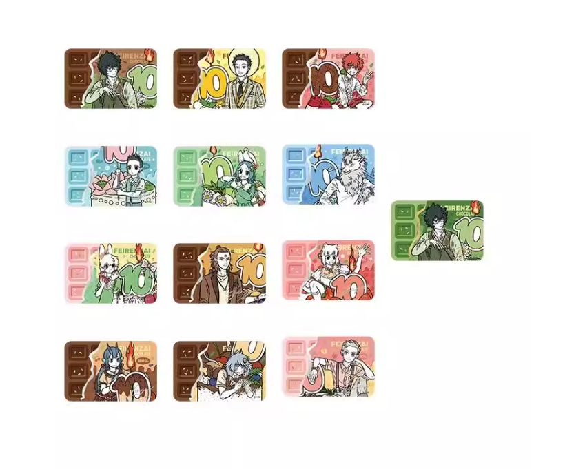 非人哉十周年原画系列吧唧、拍立得盲盒--【盲盒/拆盒】