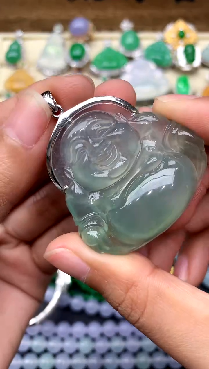 【闪购商品】翡翠颈饰18K金镶嵌62-中国好珍宝