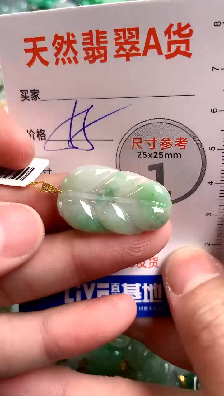 【闪购商品】翡翠颈饰18K金镶嵌13003532