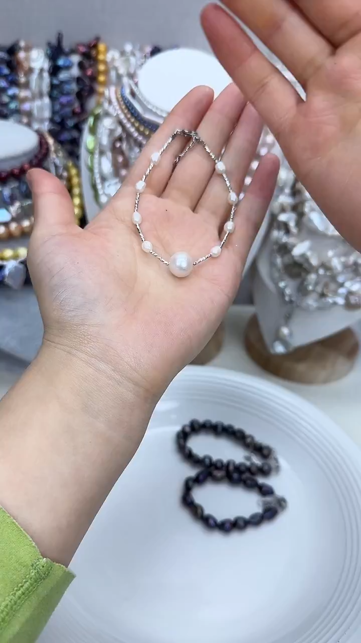 颈饰未镶嵌淡水珍珠1