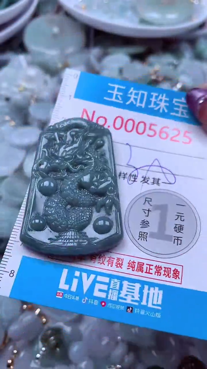 翡翠未镶嵌吊坠(不含链)5625