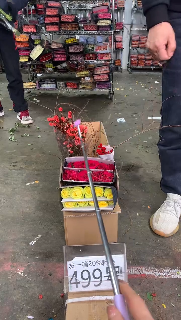 499号♥中通含20%耗损发一箱鲜花