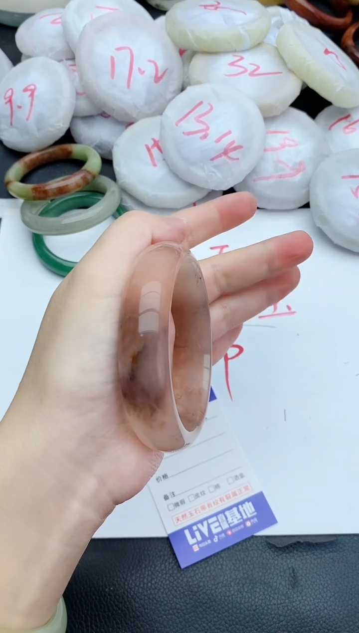 未镶嵌手镯石英质玉175+60/61