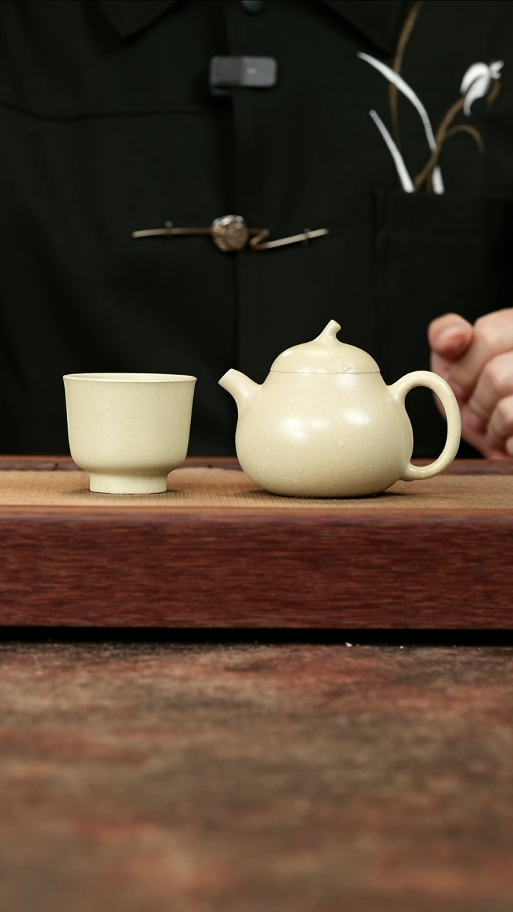 【闪购商品】紫砂茶壶梨皮本绿茄瓜