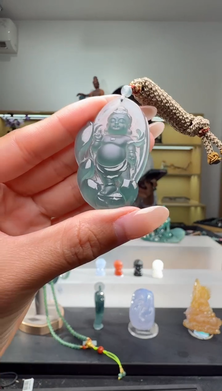 吊坠(不含链)未镶嵌翡翠宝宝佛