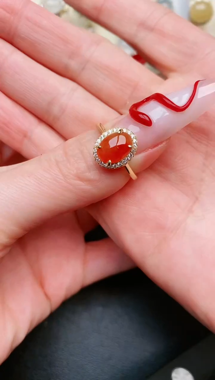 【闪购商品】翡翠戒指银S925镶嵌....