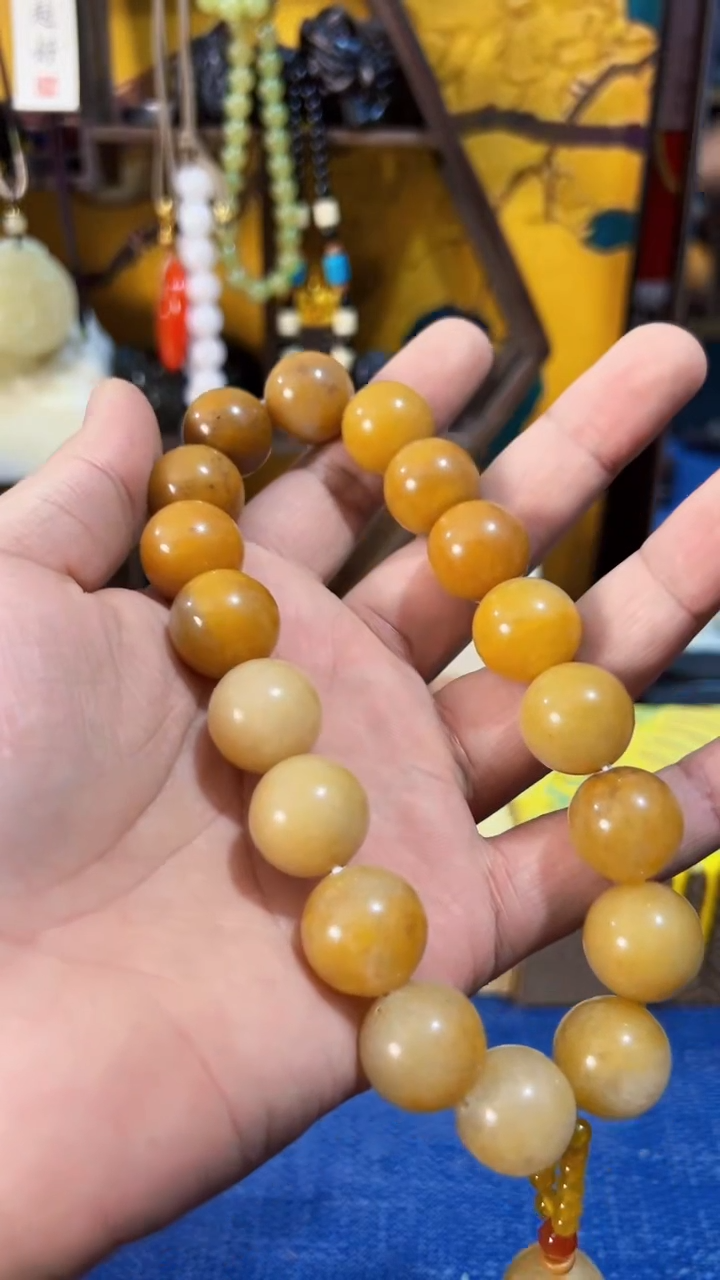 和田玉未镶嵌挂件和田 切么糖2.0手持(飞铃文玩)