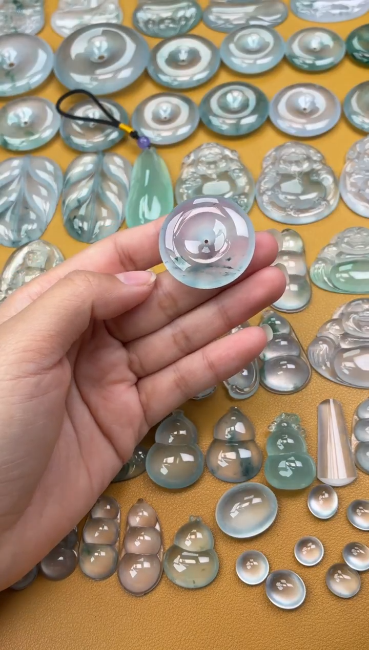 吊坠(不含链)未镶嵌翡翠22 平安扣 32.6 6.9