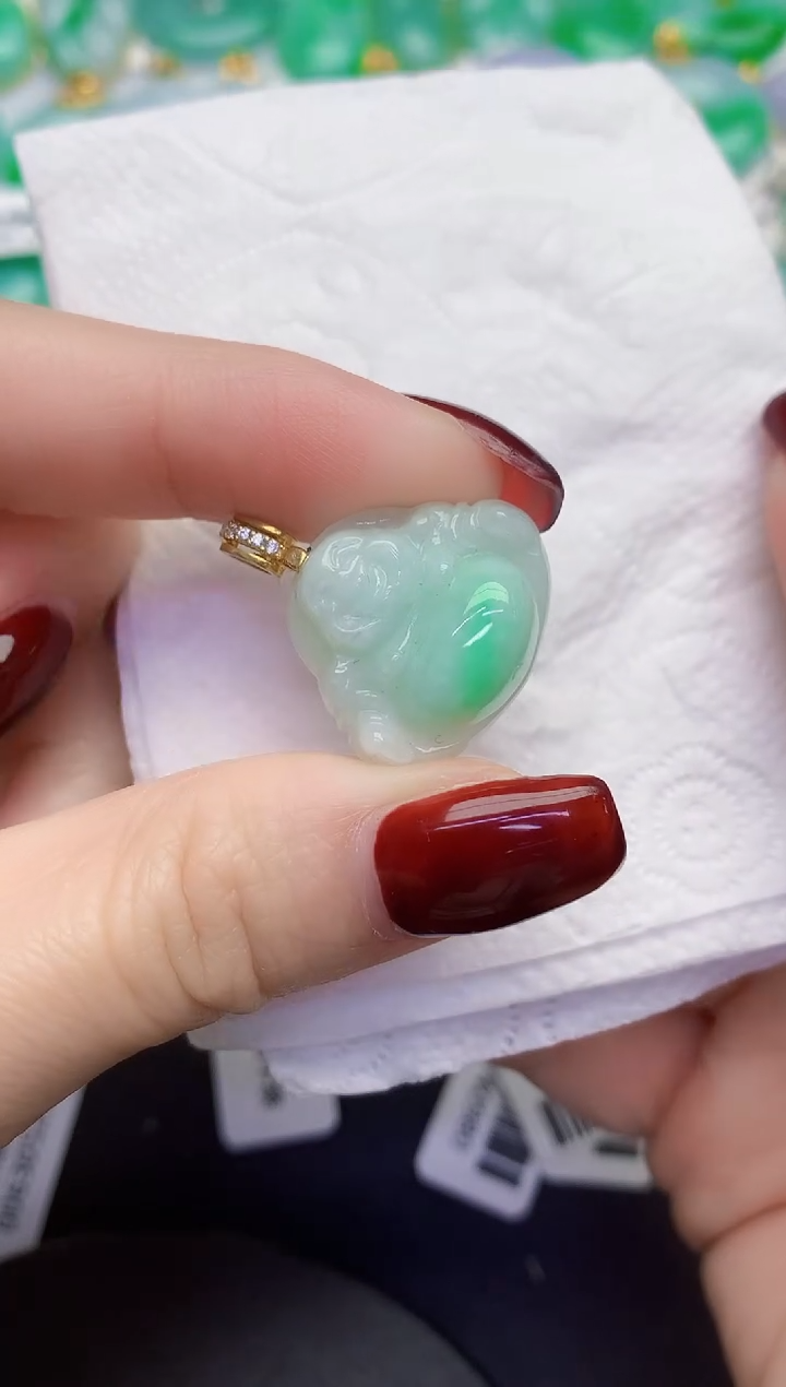 颈饰未镶嵌翡翠缅甸天然翡翠a货