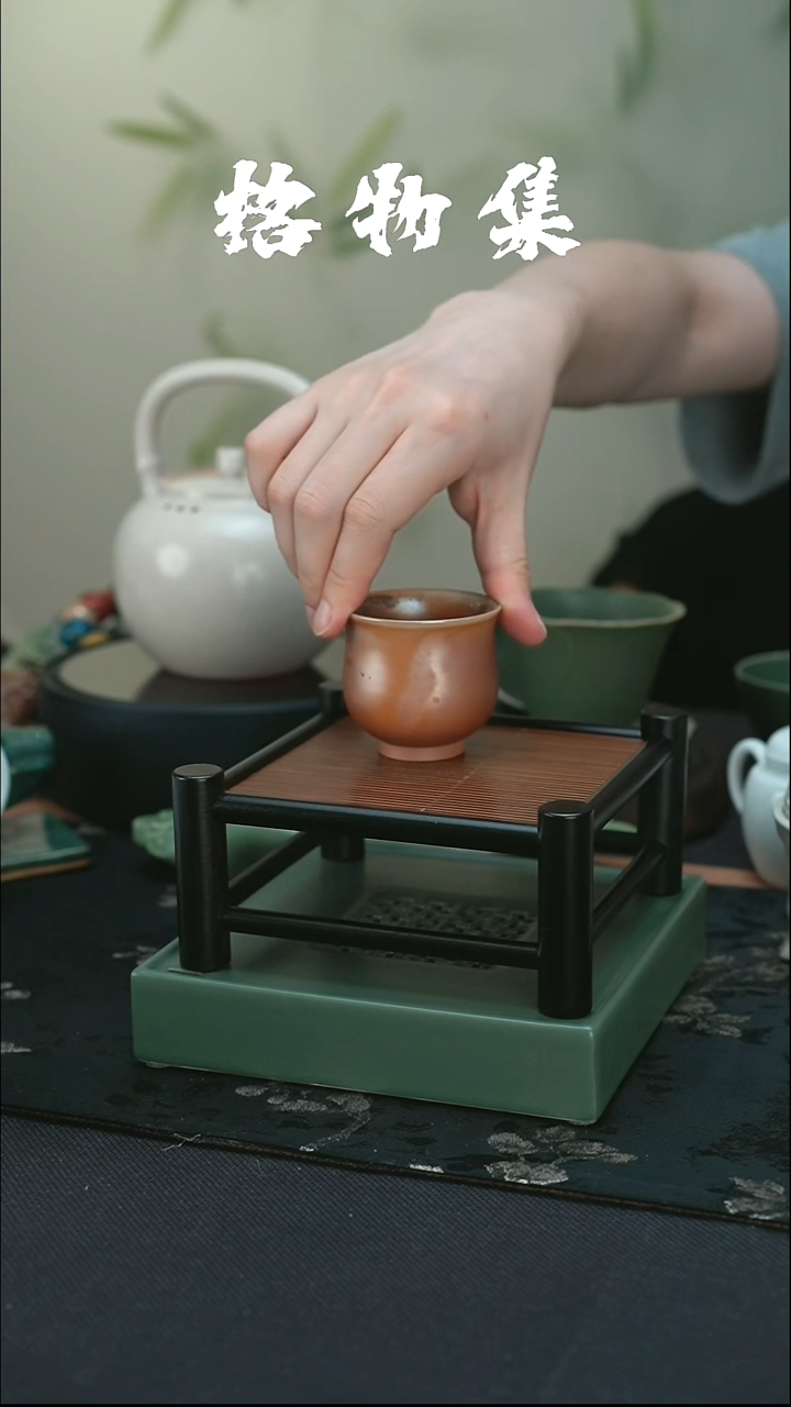 柴烧   孤品 铃铛杯  033