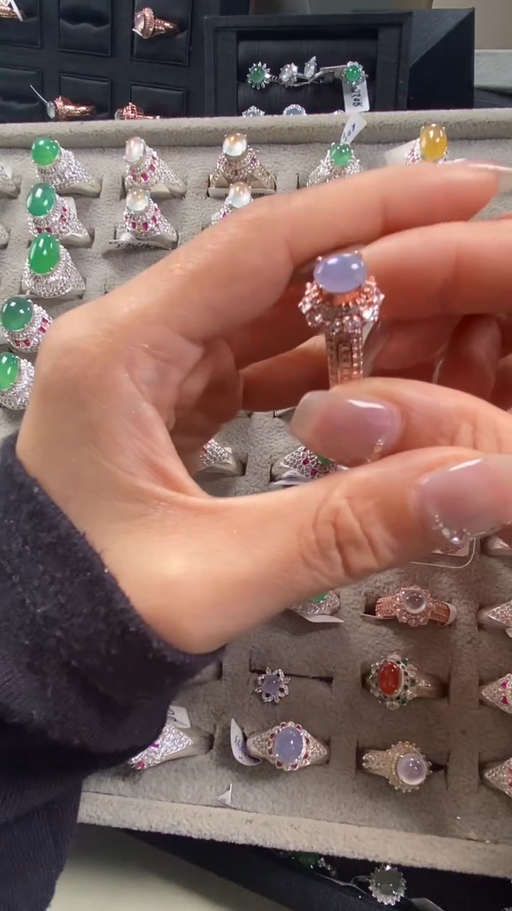 【闪购商品】翡翠戒指未镶嵌9638锐